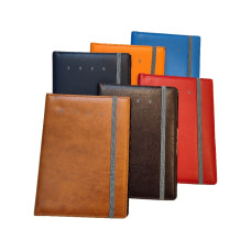 Agenda Nova 2026 Semana a la vista tapa color Con Elástico cod. 229 C