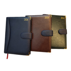 Agenda Presidente 2026 Día por página tapa con presilla cod. 315 CP