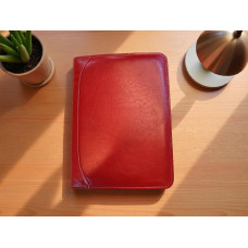 Agenda Remember 3 2026 semanal en dossier con cierre simil cuero rojo cod. 457/1411 R