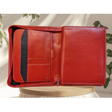 Agenda Remember Milenium 2026 día a día con cierre simil de color Rojo 457 1911 R