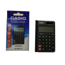 Calculadora Casio SL 300 con libreta en pvc.