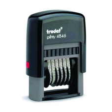 Sello Numerador Trodat Automático 4846 6 Bandas 4 Mm Sello Numerador Trodat Automático 4846 6 Bandas 4 Mm