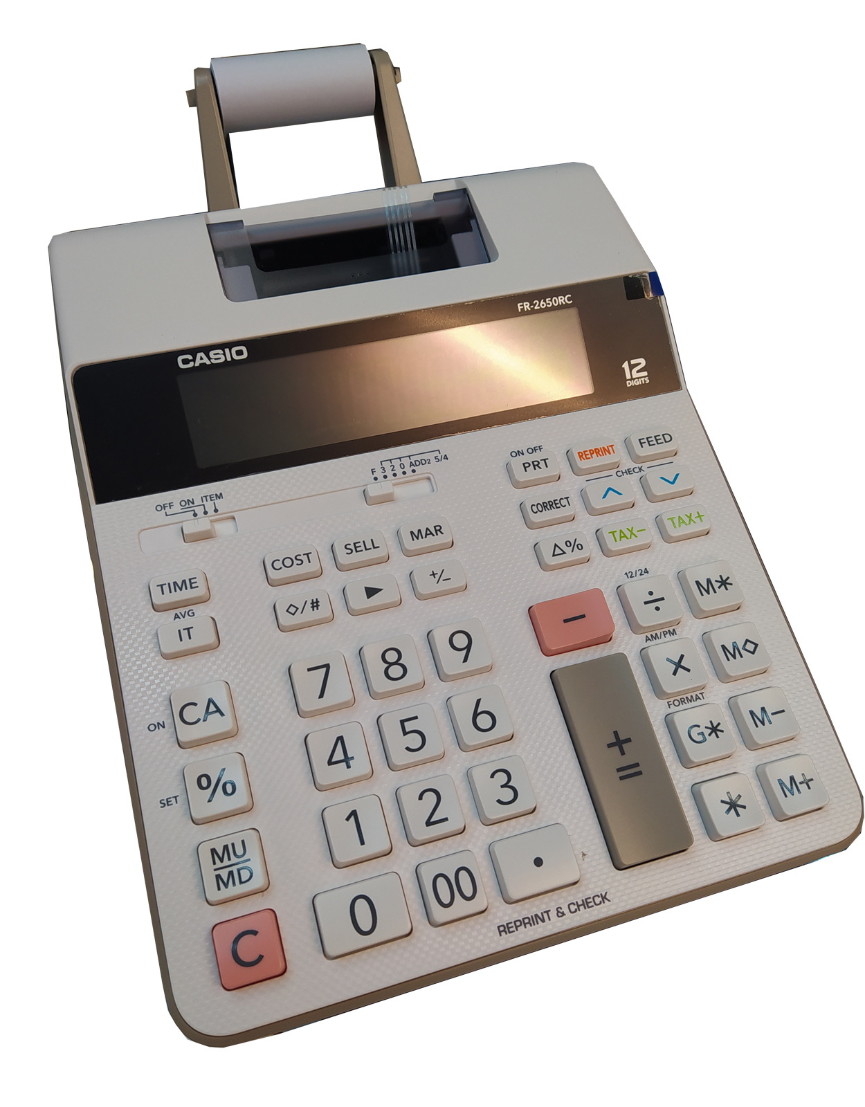 Calculadora Casio FR 2650 de mesa con rollo Calculadora Casio FR 2650 de mesa con rollo