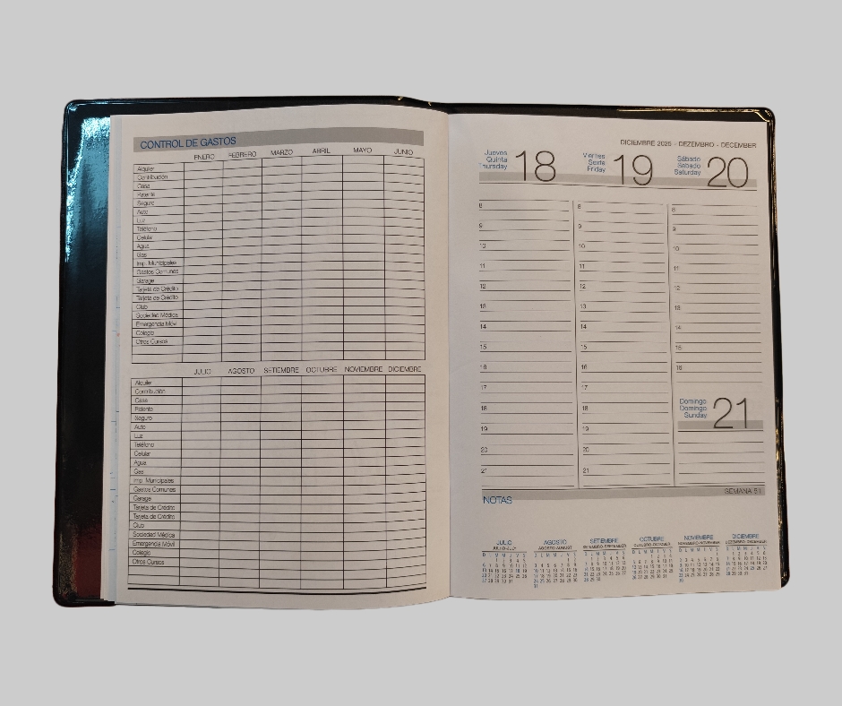 Agenda Abezeta 2026 Classic Semana a la vista tapa cosida cod. 253 C Agenda Abezeta 2026 Classic Semana a la vista tapa cosida cod. 253 C
