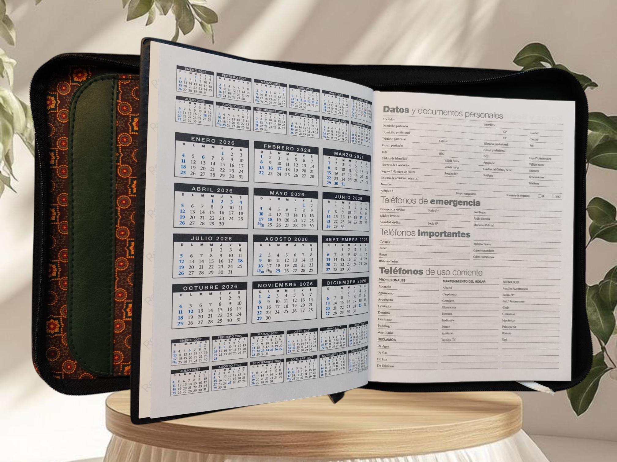 Agenda Remember 3 2026 doble tapa con cierre 1497 Agenda Remember 3 2026 doble tapa con cierre 1497